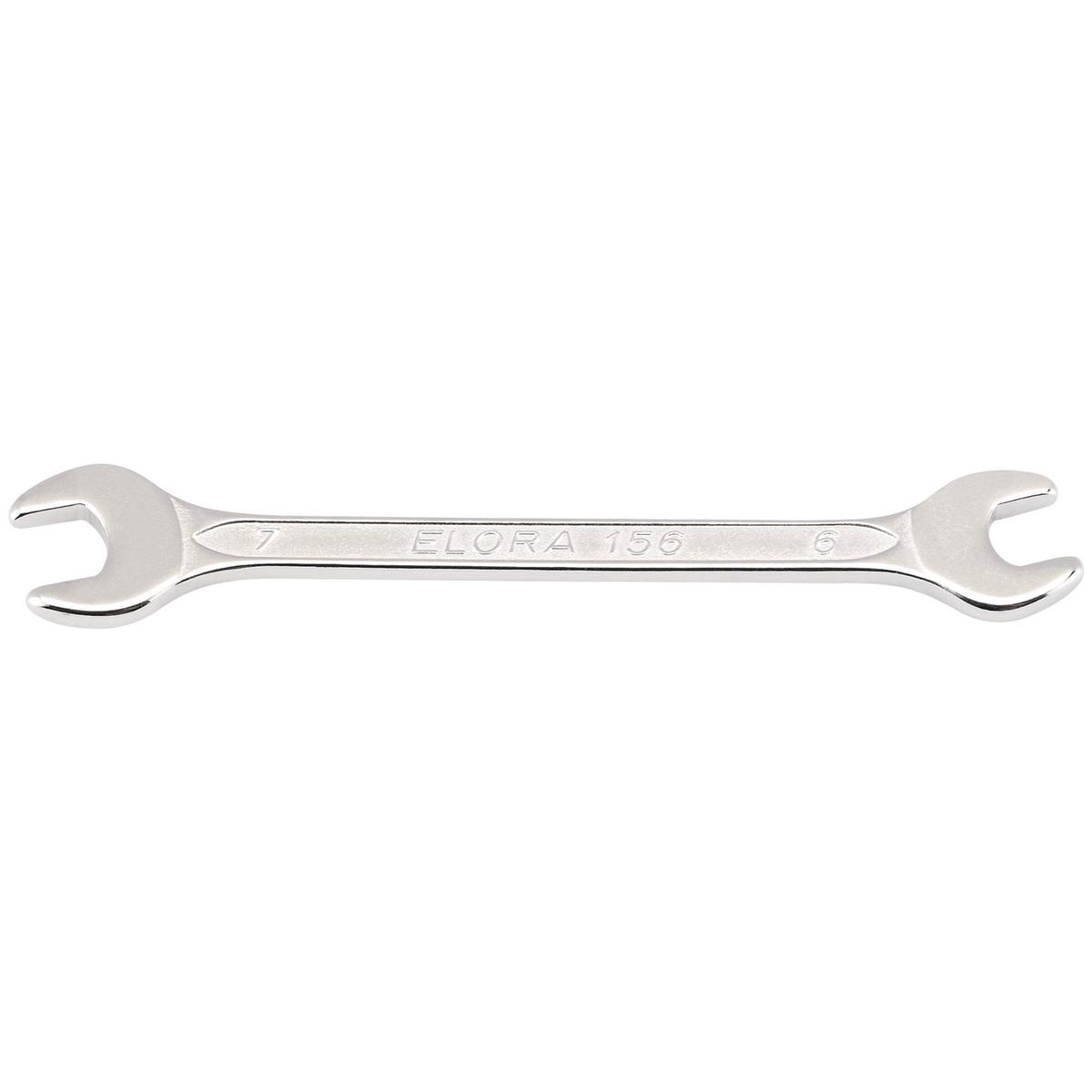 Draper 05385 Elora Midget Metric Double Open End Spanner, 6 x 7mm