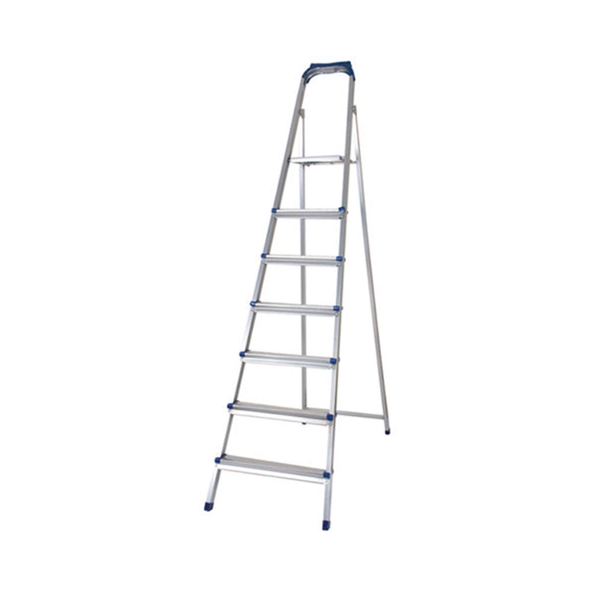 Zilan, Ladder 6 Steps Alimunium + Platform - ZLN1183