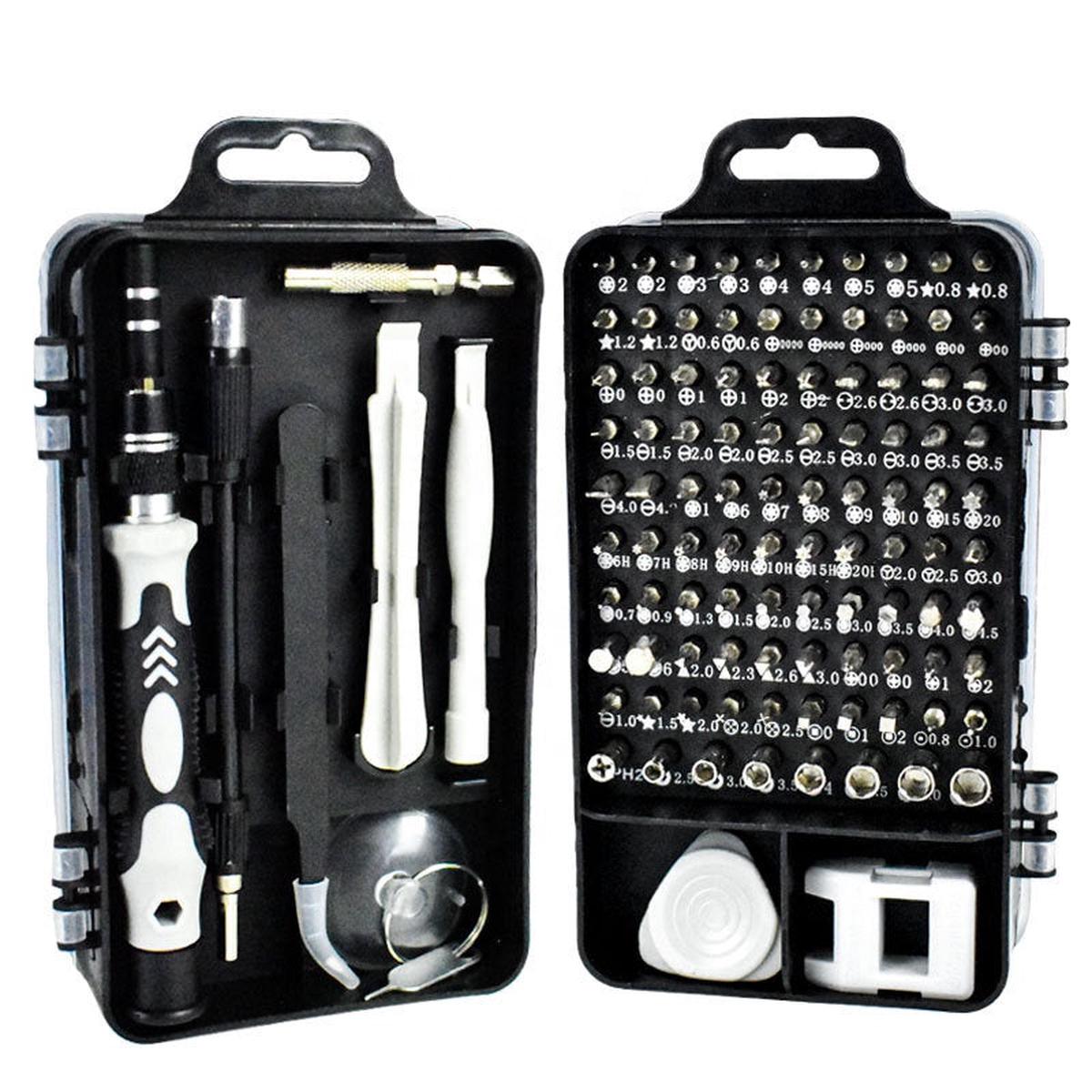 115 In 1 Precision Screwdriver Set Magnetic Torx Slotted Hexagon Precision Screw Driver Bits For Laptop Household Repair Tools