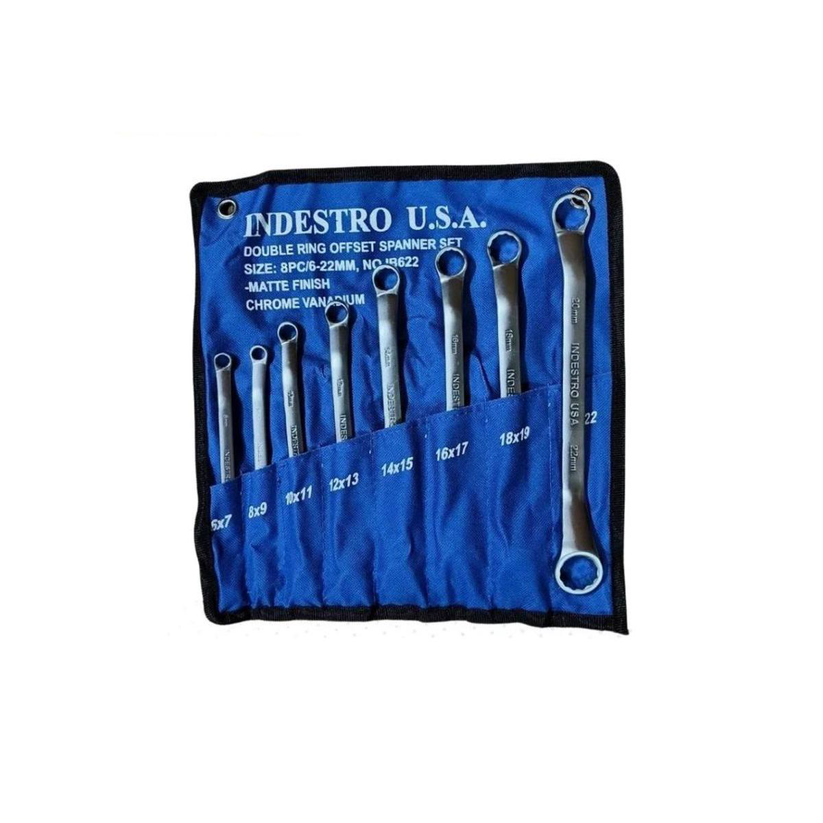 Indestro IB841 Box Wrench 1/4-1 6pcs