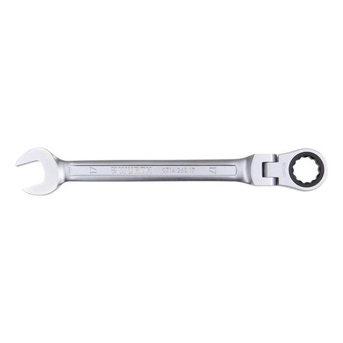 ZEBRA POWERDRIV (12-Point) Ratchet Combination Wrench - Flexible Joint - 22mm