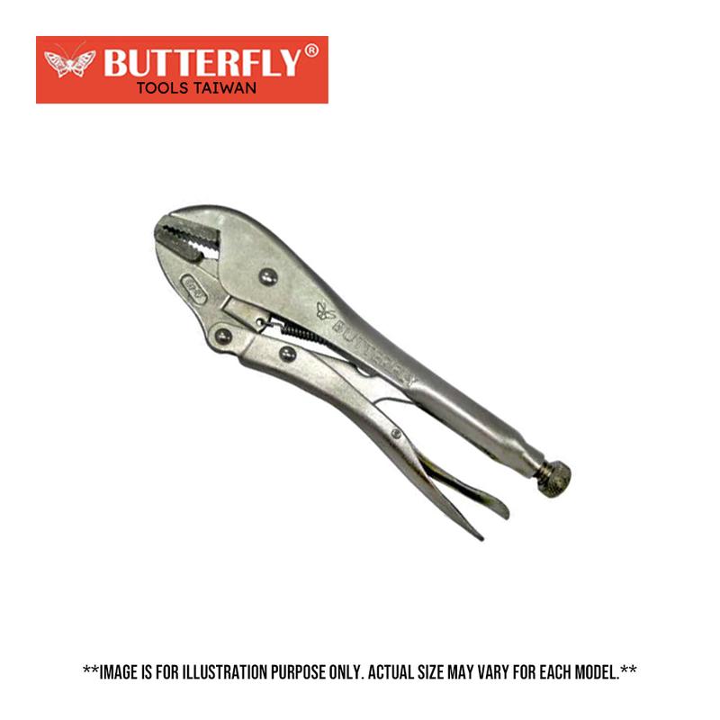 Butterfly Straight Jaw Locking / Vise Grip Pliers ( #411 ) (TAIWAN)