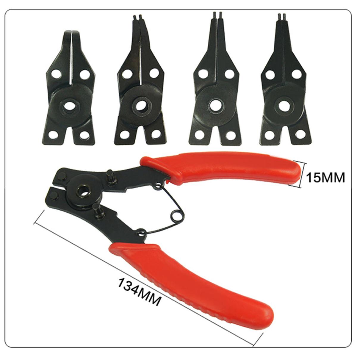 4in1Multi-functional Circlip Pliers Set Hardware Tool Small Universal Wire Cutters Hand Tools Kits Needle Nose Pliers