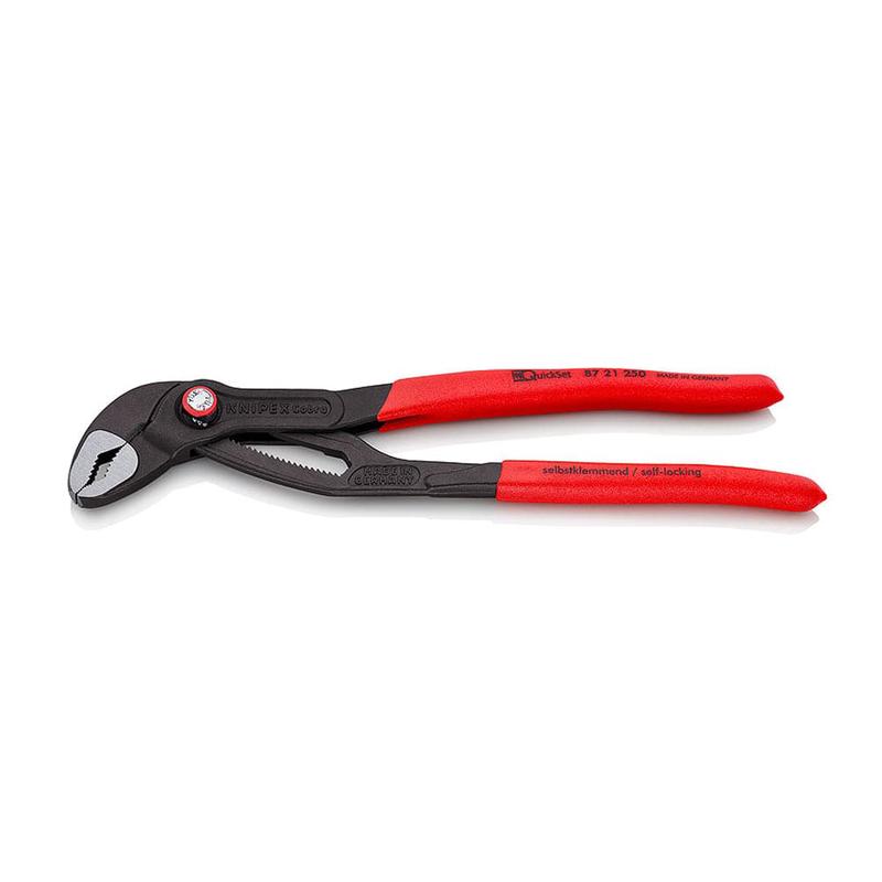 250mm Cobra QuickSet Hightech Water Pump Pliers 8721250 by Knipex