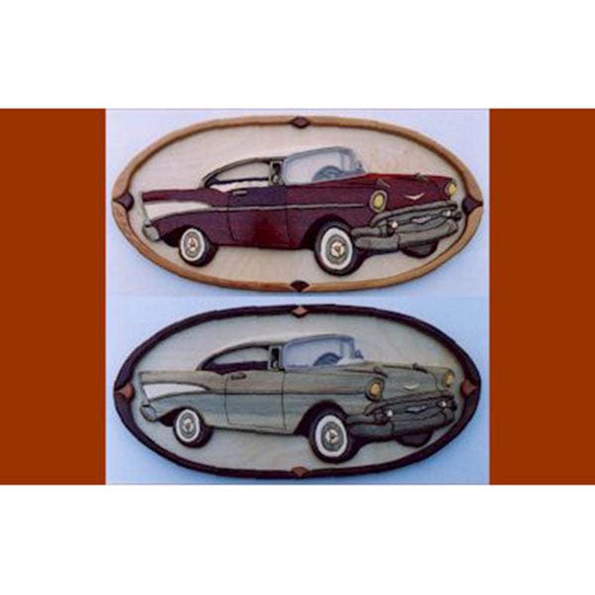  57 Chevy Intarsia Pattern
