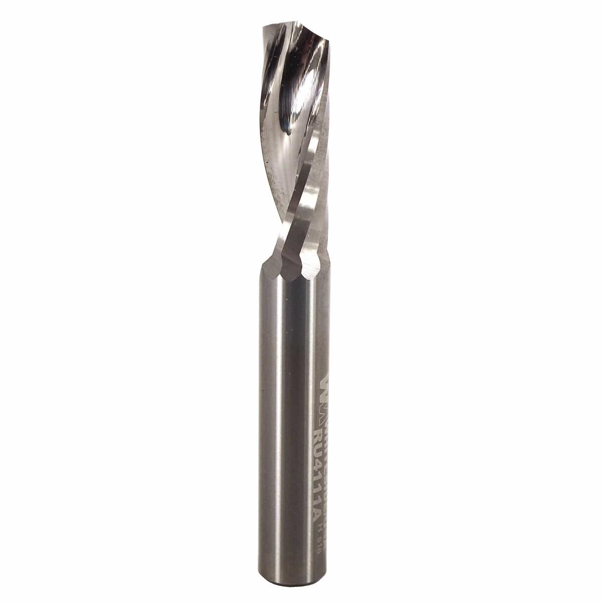 Single O-Flute Upcut Spiral Router Bit - 3/8  SH