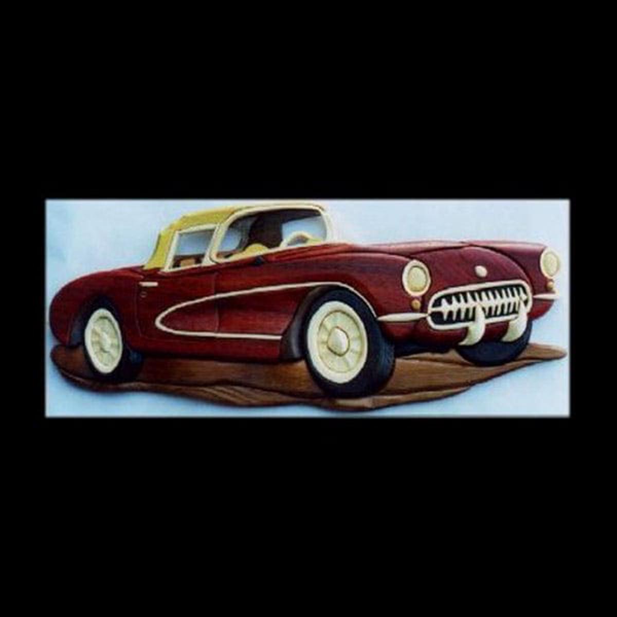  56 Corvette Intarsia Pattern
