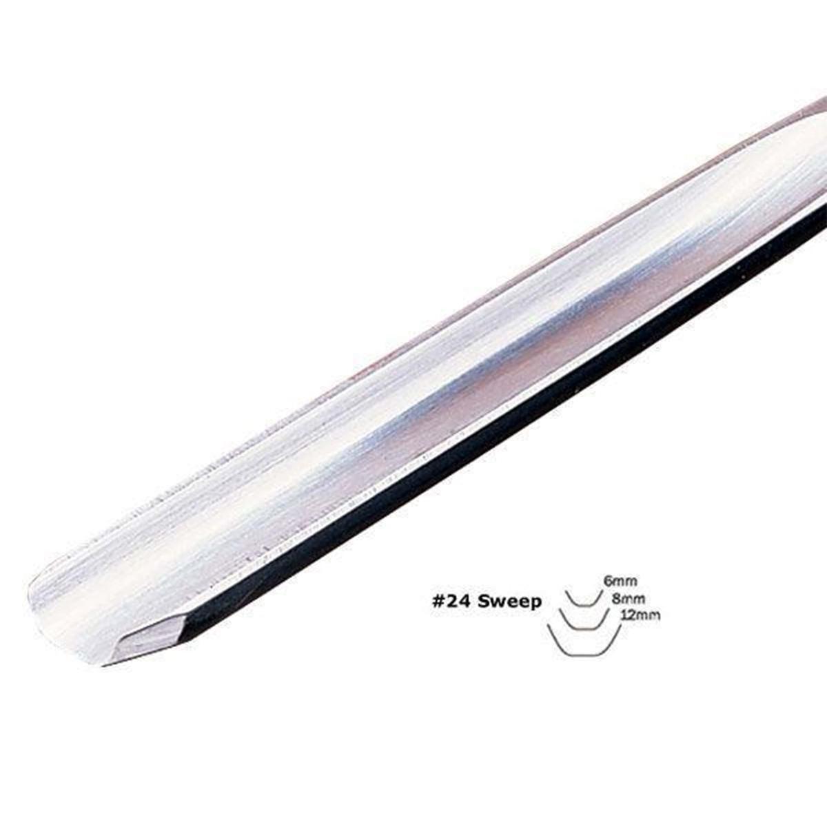  24 Sweep Fluteroni Gouge 8 mm Full Size