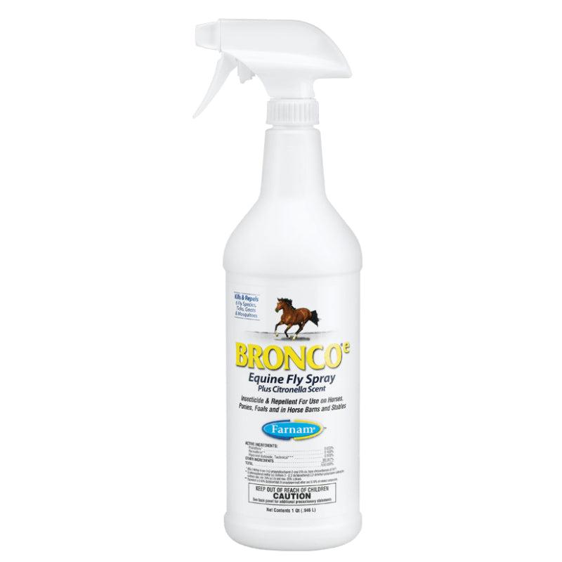 Farnam 100502328 Bronco Equine Fly Spray Plus Citronella Scent, 32 Oz