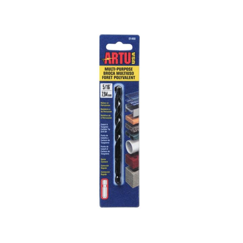 Artu Usa 01468 Multi-Purpose Quick Connect Drill Bit, 5/16"