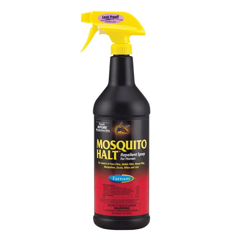 Farnam 3003441 Mosquito Halt Repellent Spray for Horses, 32 Oz