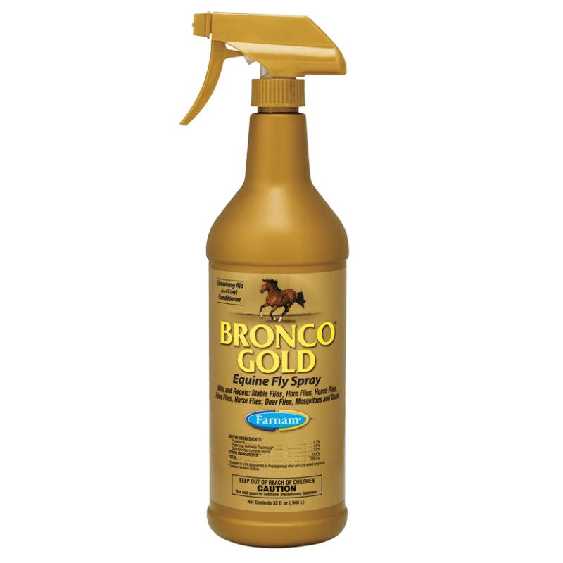 Farnam 3005635 Bronco Gold Equine Fly Spray with Trigger Sprayer, 32 Oz