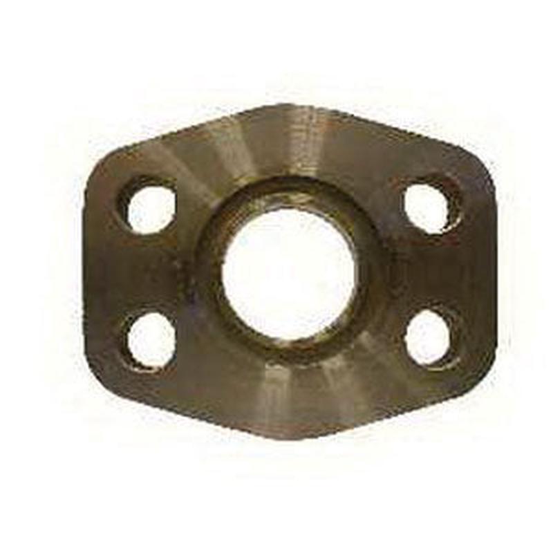 21622020 by Midland | Hydraulic Flange Adapter | Pipe Weld Flange Pad | 1-1/4" Pipe Weld End x 1-1/4" Code 62 Flange Pad | Steel