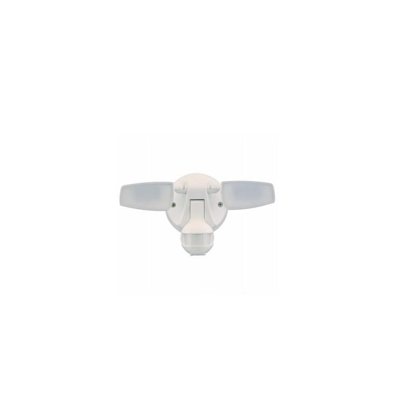 Cooper Lighting ESF1A4MW Dual Head LED Motion Security Floodlight, 1420 Lumens