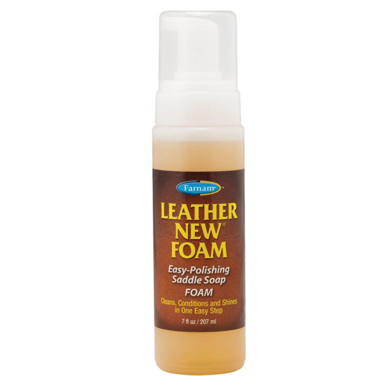 Farnam 3000454 Leather New Foam Cleaner & Polish, 7 Oz