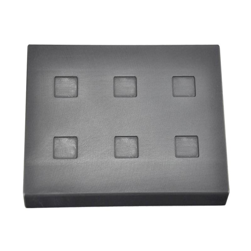 1 Gram Multi Cavity Gold Rectangular Graphite Ingot Mold